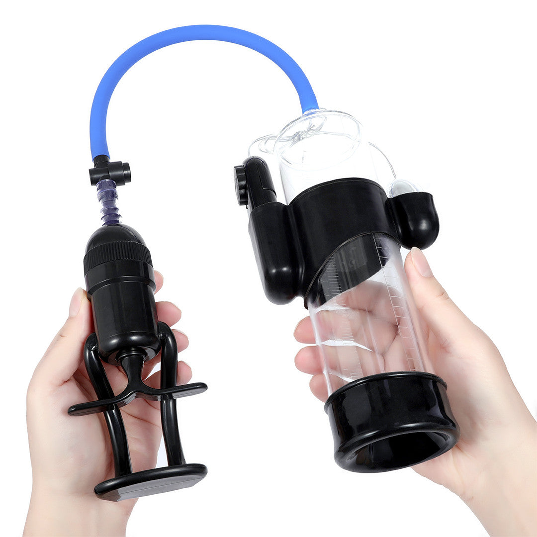 Pompe a Penis Manuelle + Vibro et Sleeve