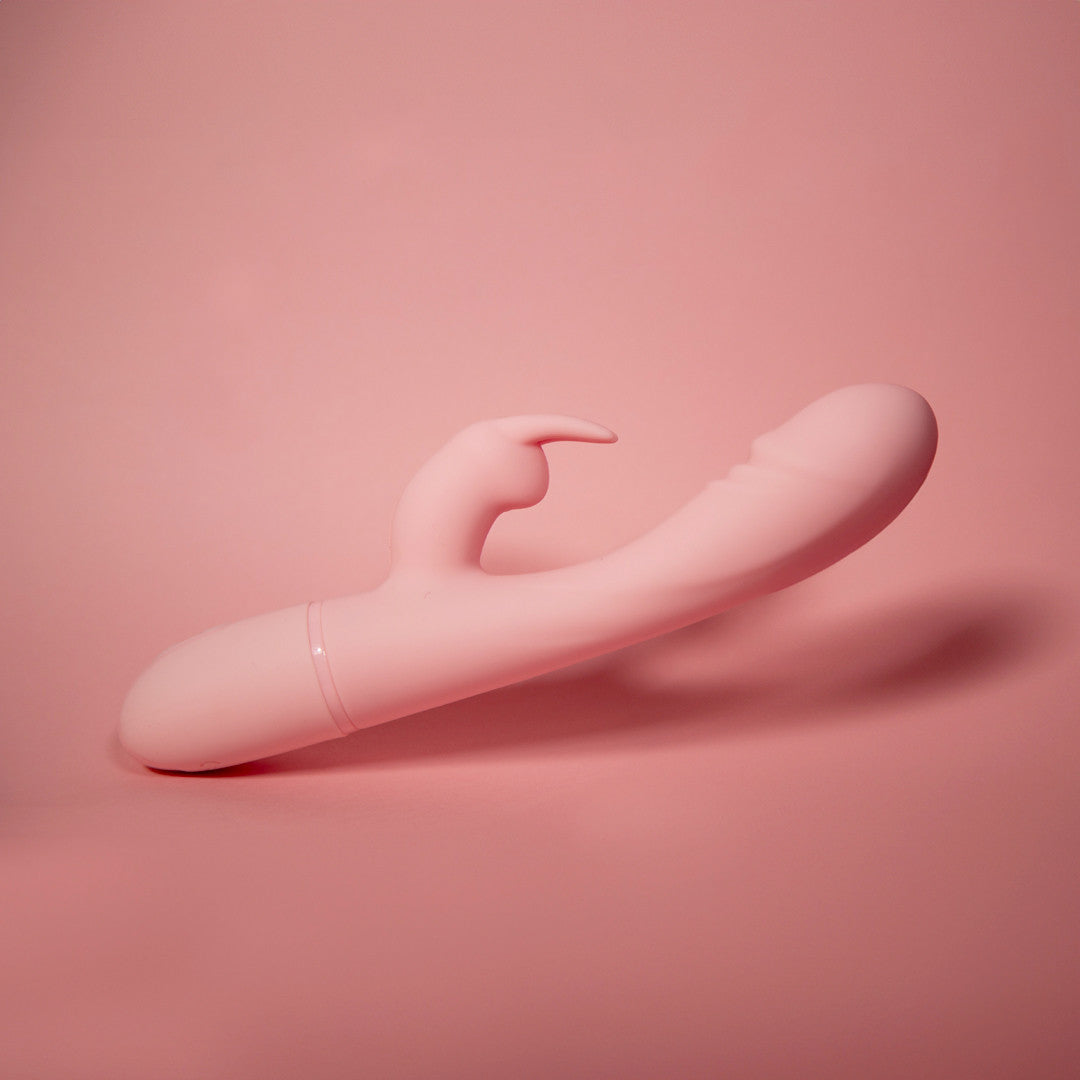 vibromasseur rabbit nuance rose pour stimuler vagin et clitoris