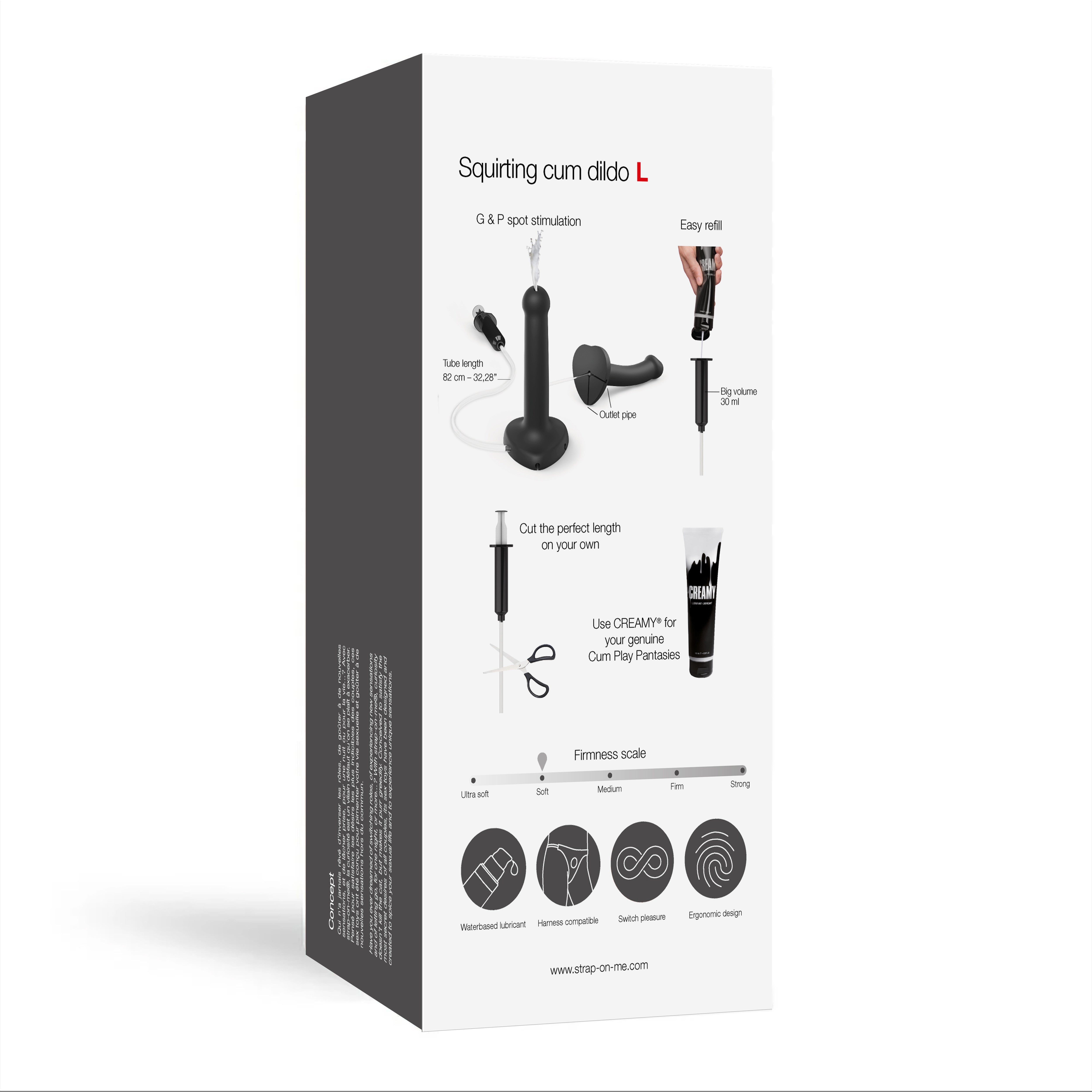 Dildo Éjaculateur Noir