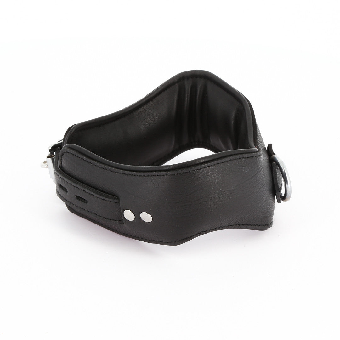 Collier Cuir Épais Anneau