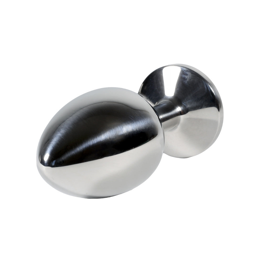 Plug Anal Inox Bijou Gris XL