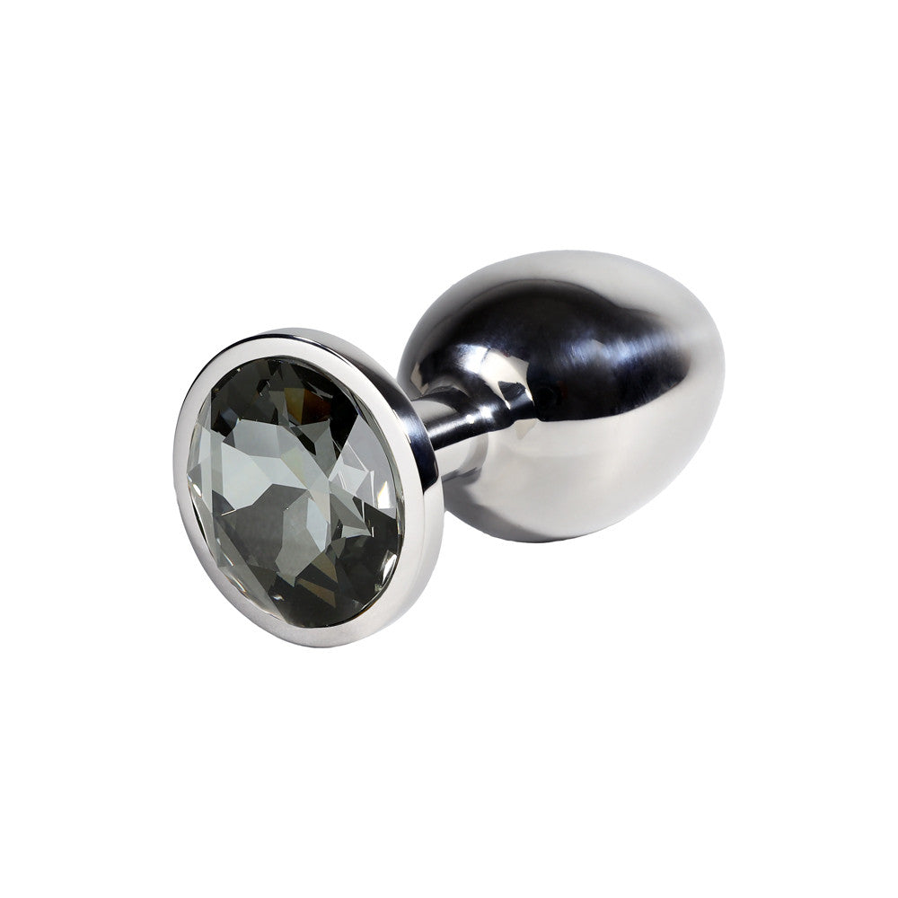 Plug Anal Inox Bijou Gris L