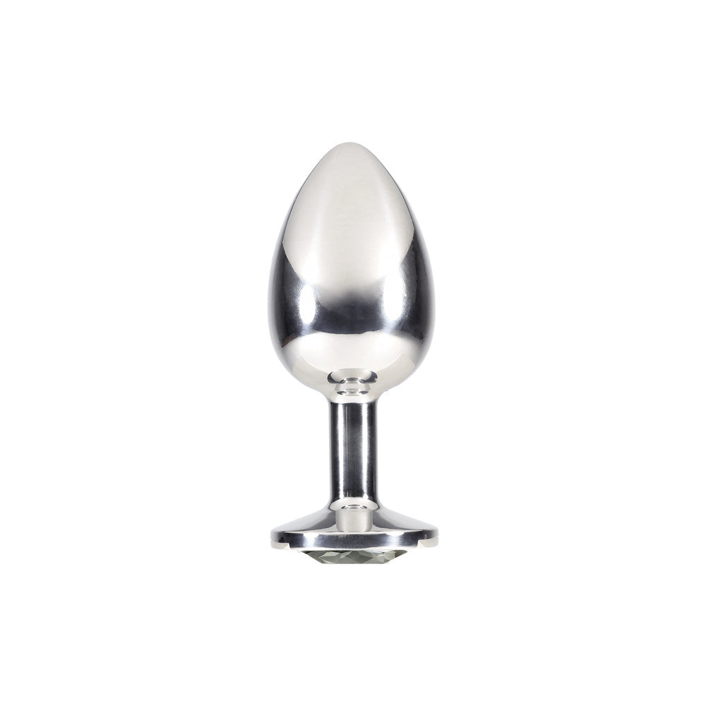 Plug Anal Inox Bijou Gris L