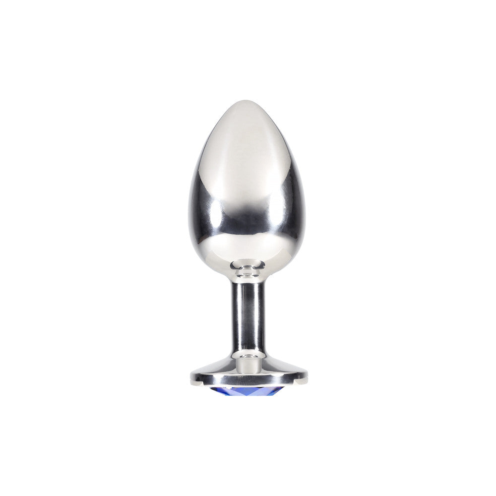 Plug Anal Inox Bijou Bleu L