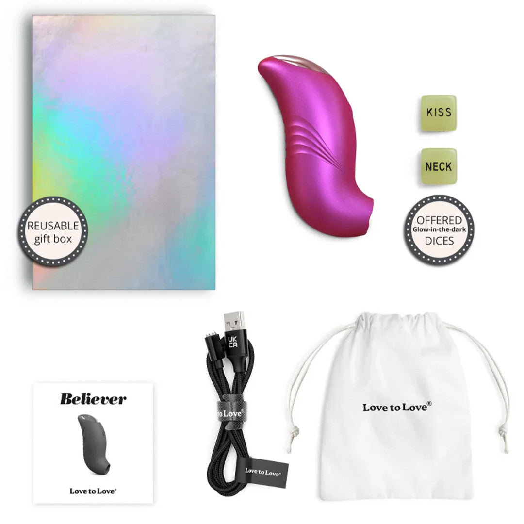 Stimulation Clitoridienne Believer Iridescent Rose