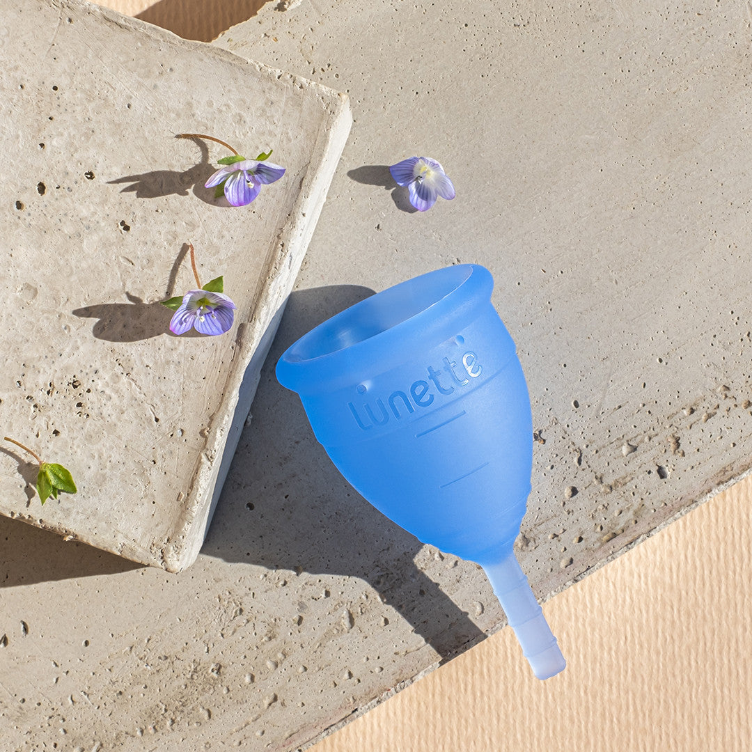 Packaging Cup Menstruelle Bleu
