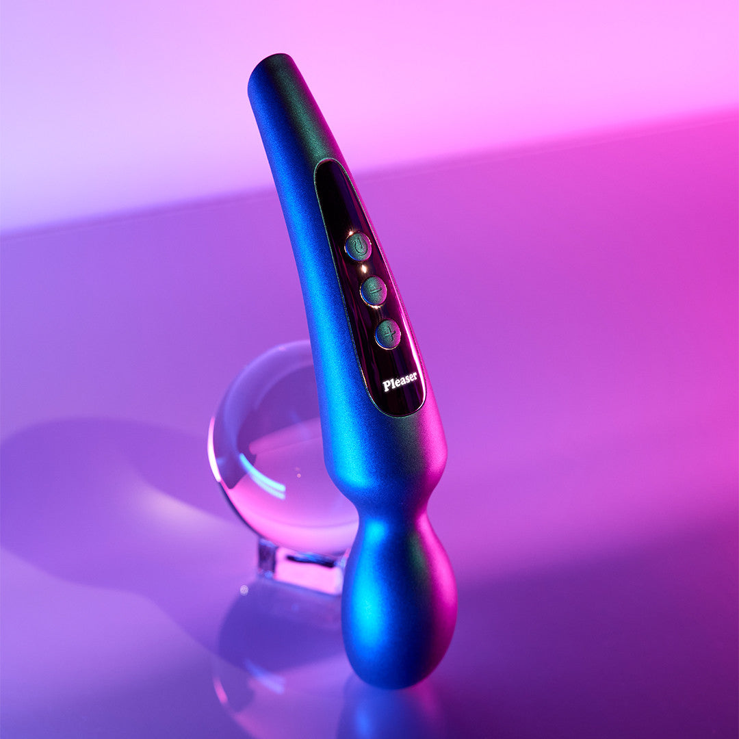 Wand Pleaser Iridescent Bleu - Bleu - 8