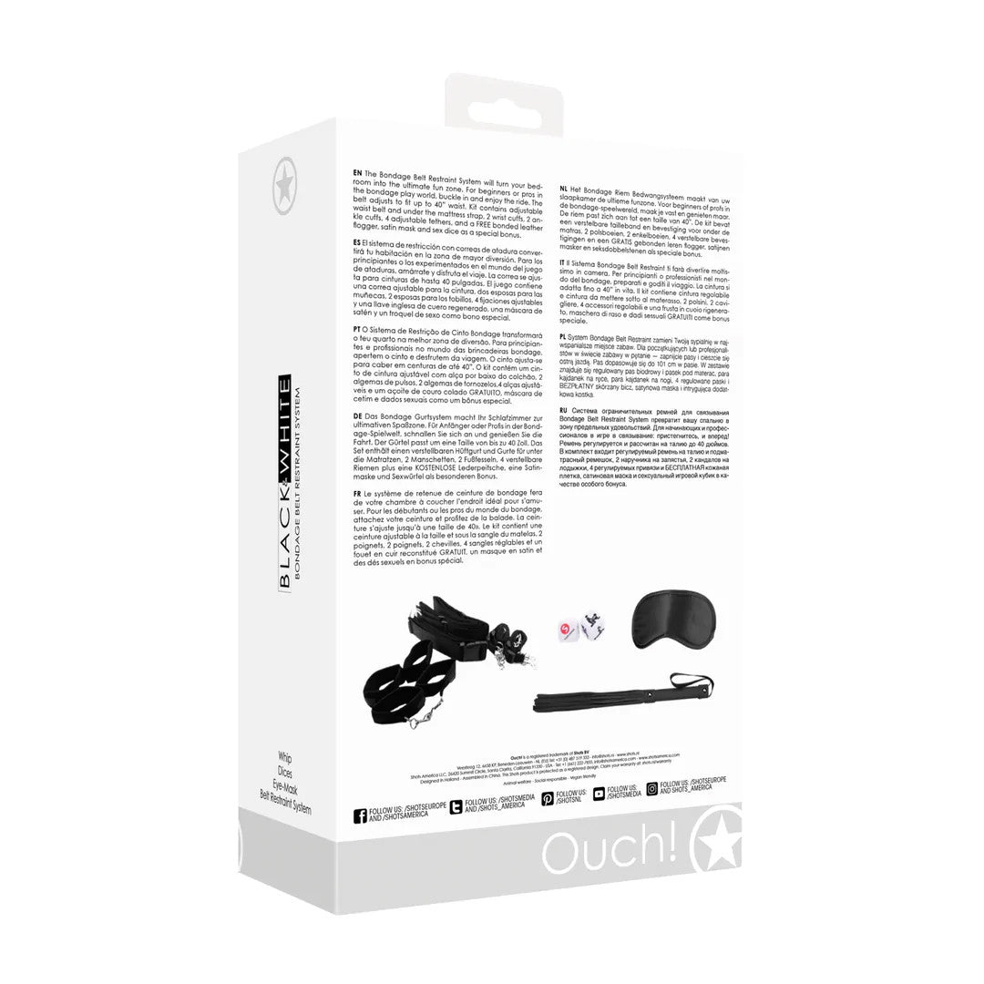 Set Bondage Lit avec Accessoires