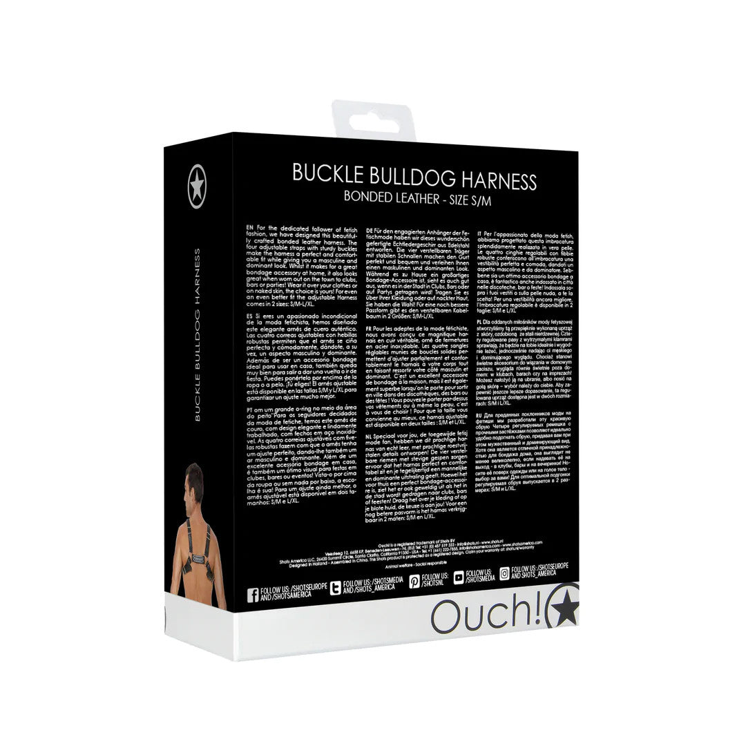 Harnais Buste Homme Faux Cuir