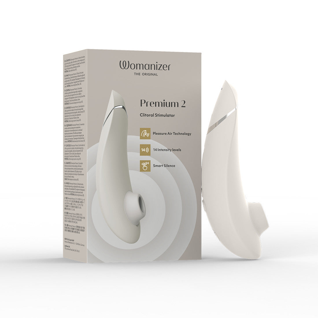 Womanizer Premium 2 Blanc packaging