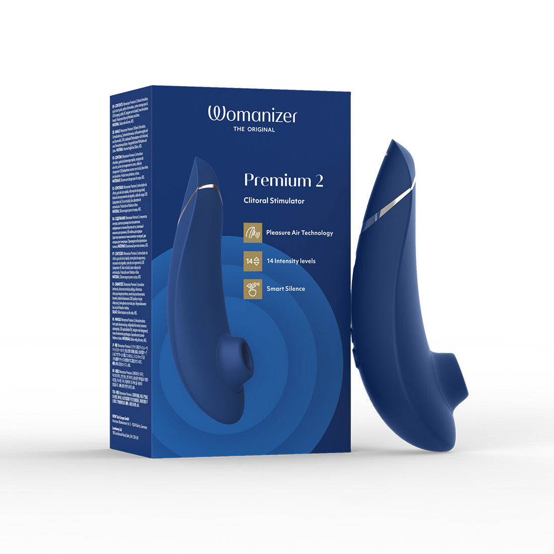 Womanizer Premium 2 Bleu packaging