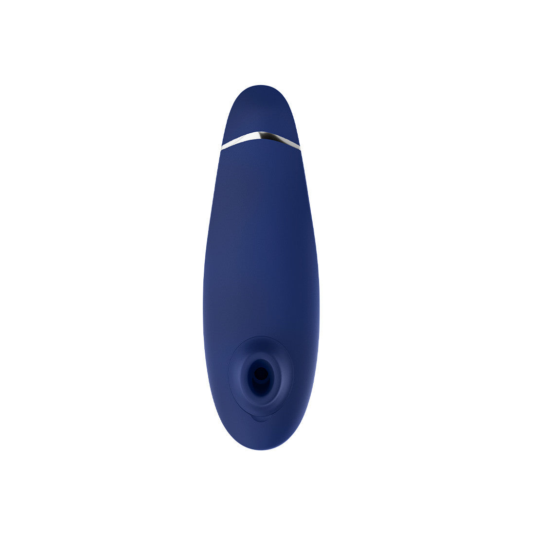 Womanizer Premium 2 Bleu face bouche aspiration