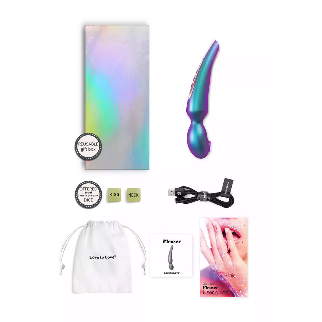 Wand Pleaser Iridescent Turquoise - Turquoise - 14