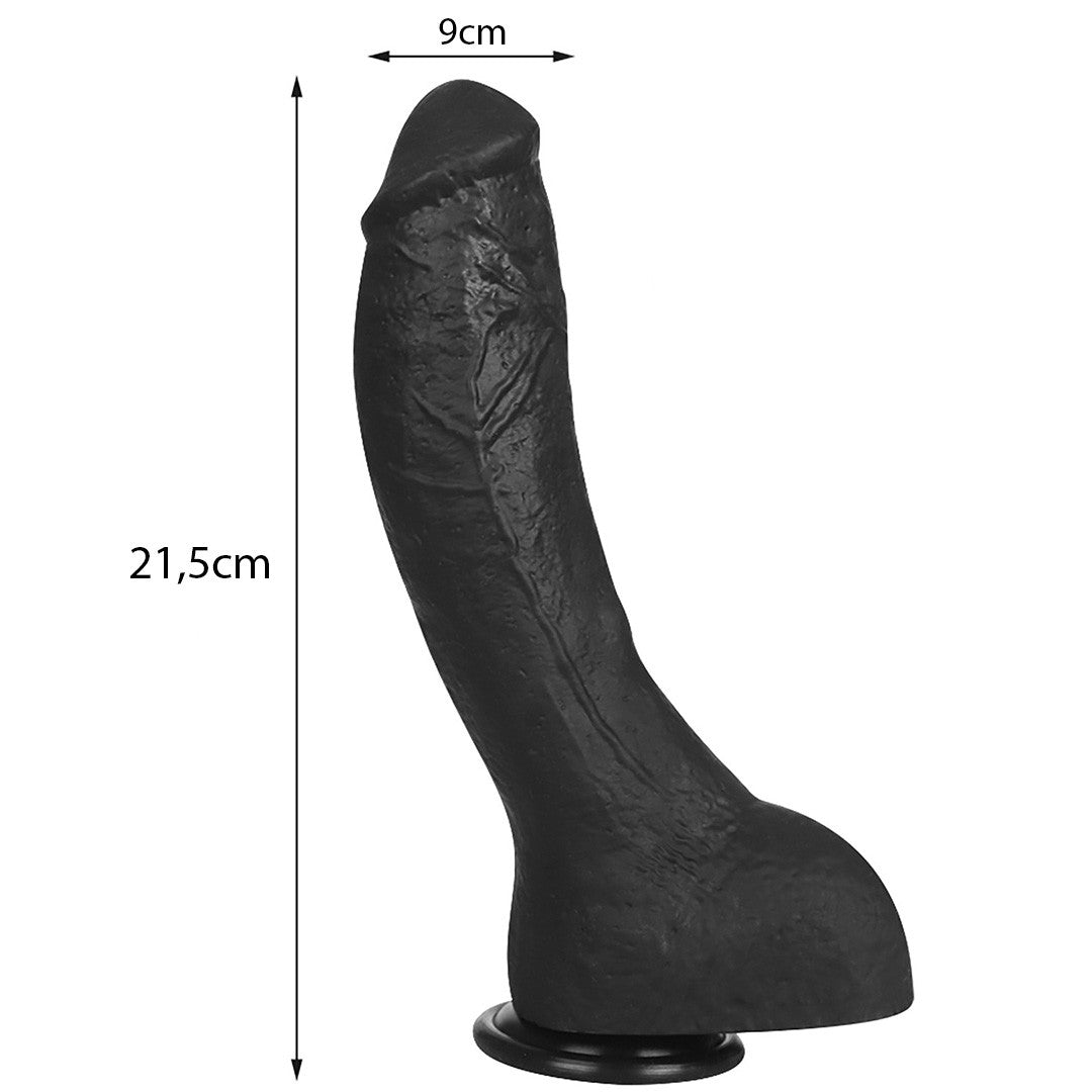 Gode Réaliste Silicone Linda Noir M
