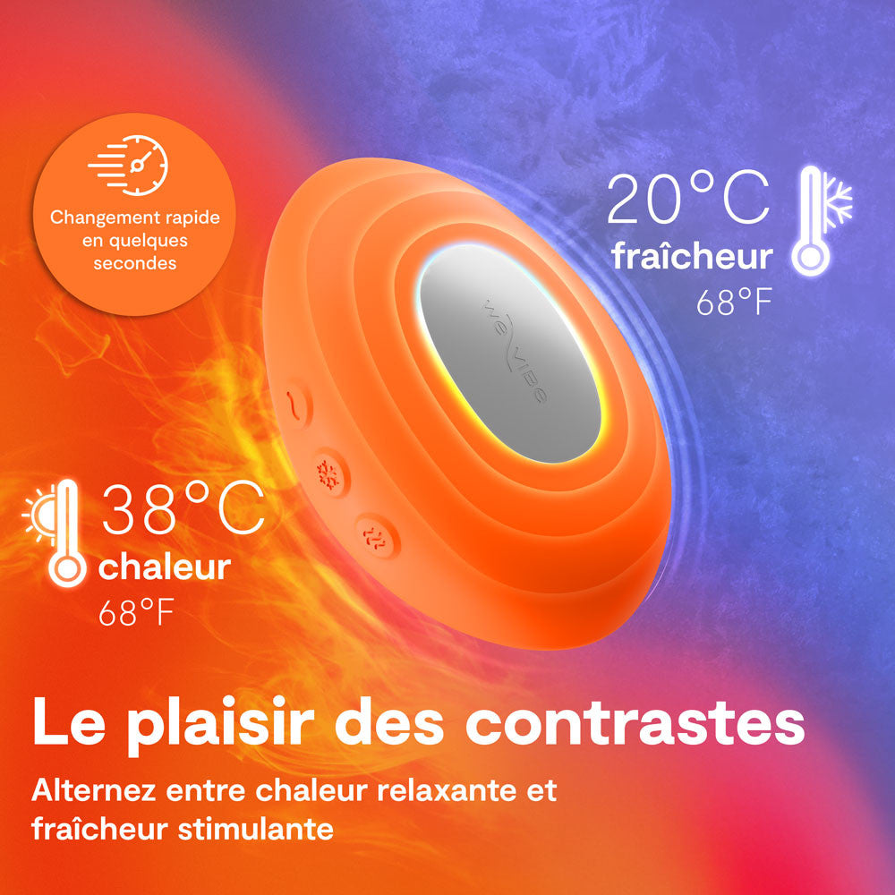 Stimulateur Clitoridien Temp Orange explications