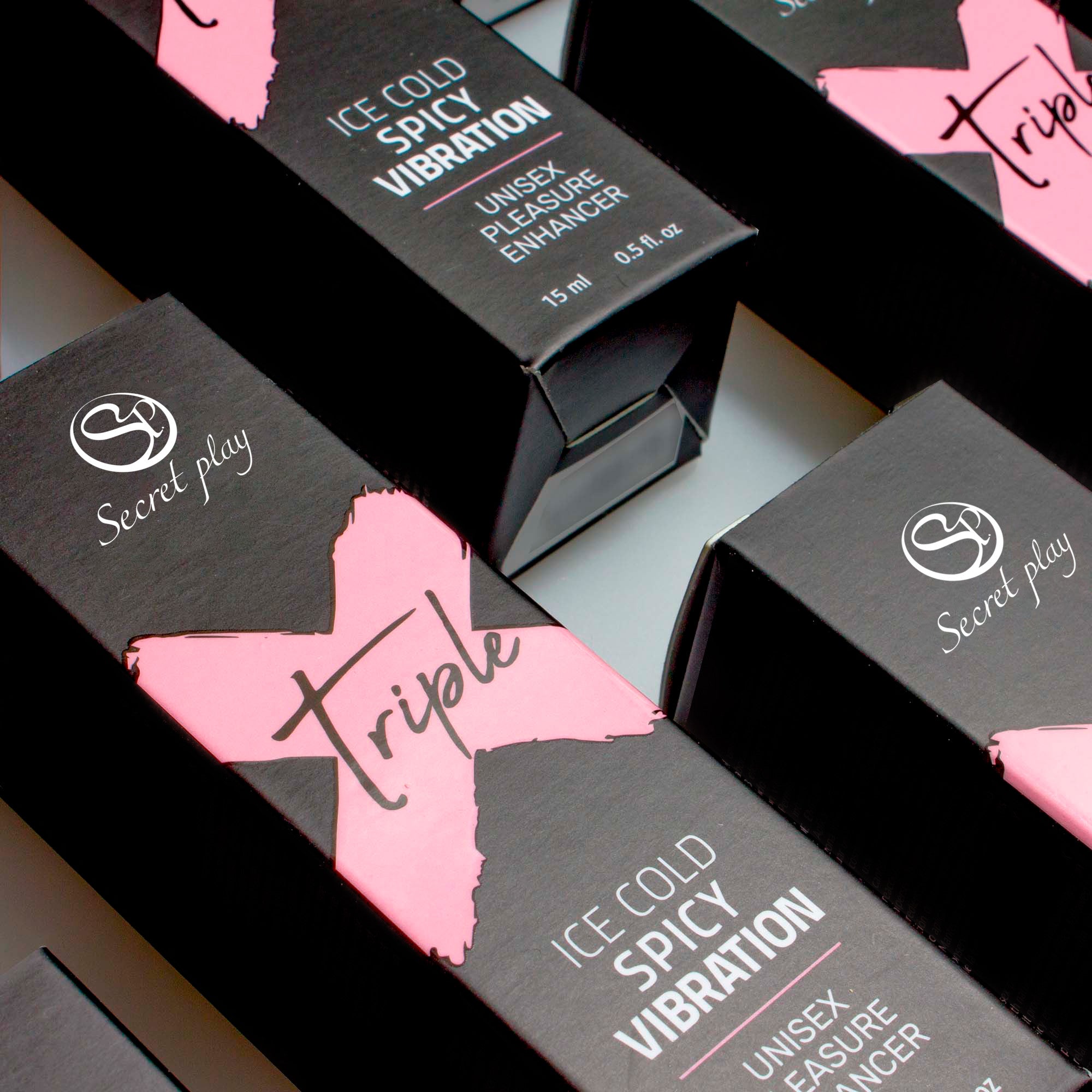 Gel Vibrant Triple X Froid/Chaud