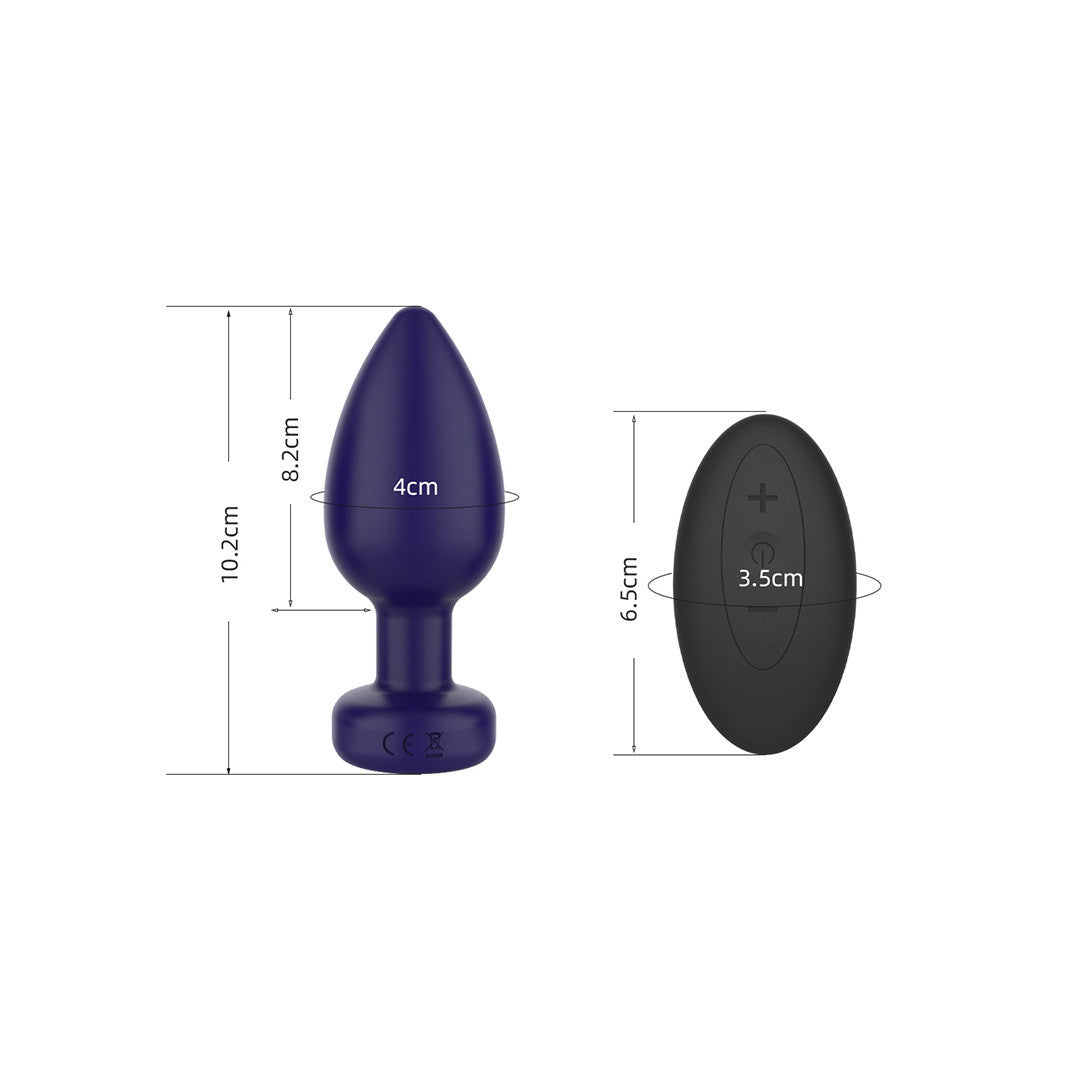 Plug Anal Vibrant Télécommandé Contexte M
