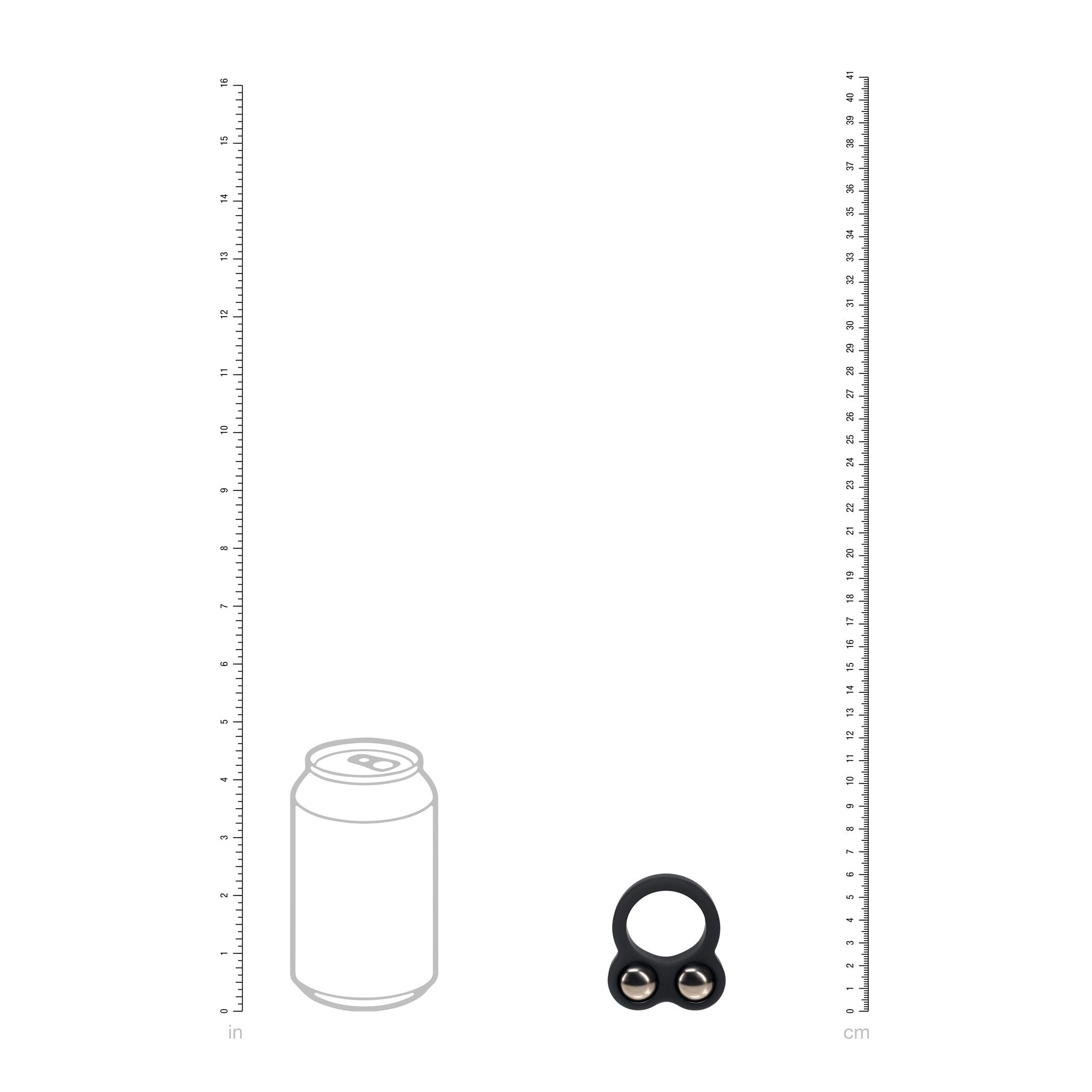 Cockring Silicone Liquide Double Poids