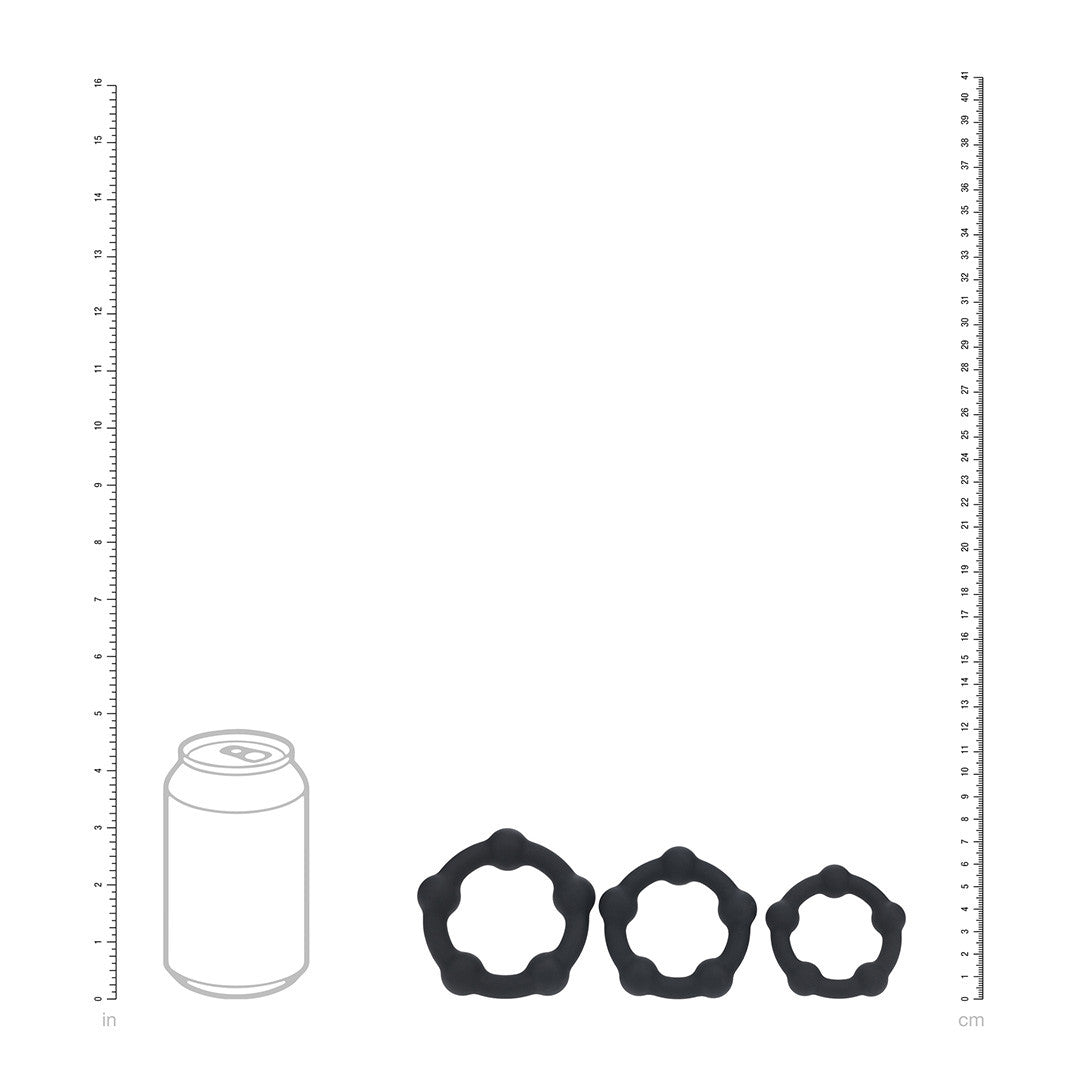 Set Cockring Silicone Wide O