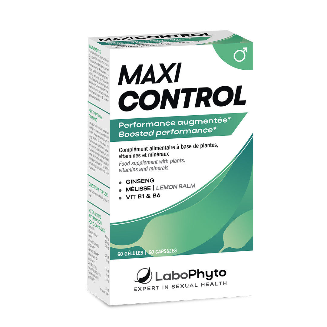 Gélules Maxi Control Homme - Booster d'endurance