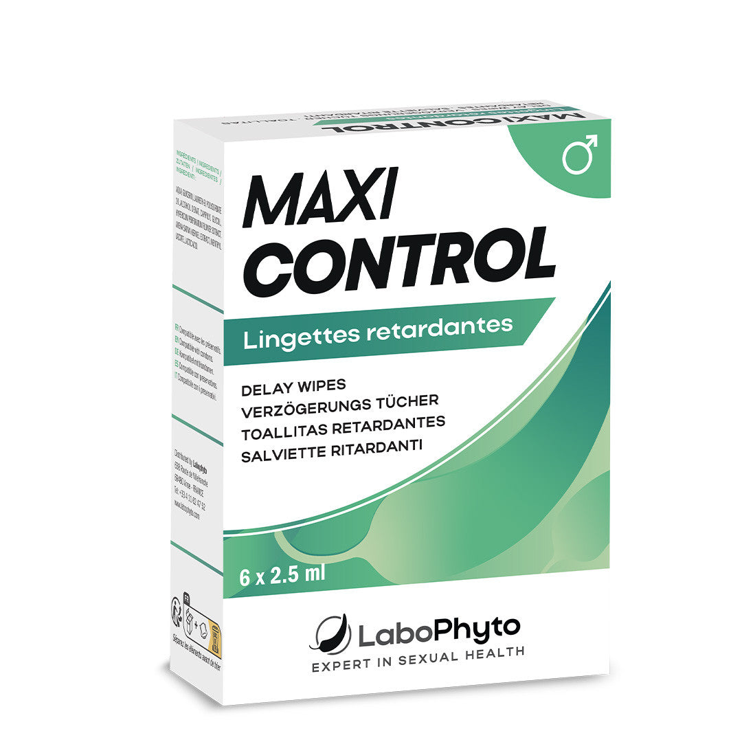 Lingettes MaxiControl - Retarder l'Éjaculation