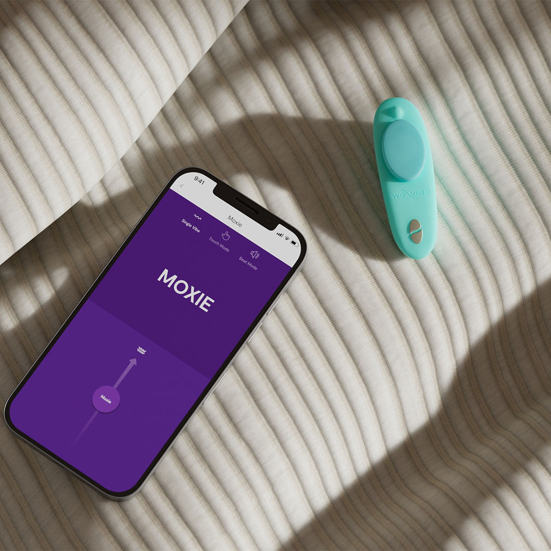 We-Vibe Moxie+ – Stimulateur Clitoridien Connecté Bleu