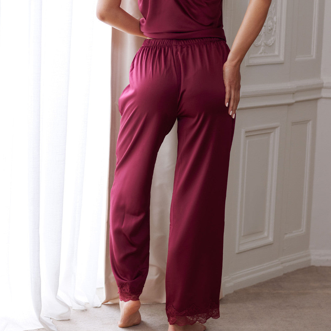 Pantalon Virgin Bordeaux