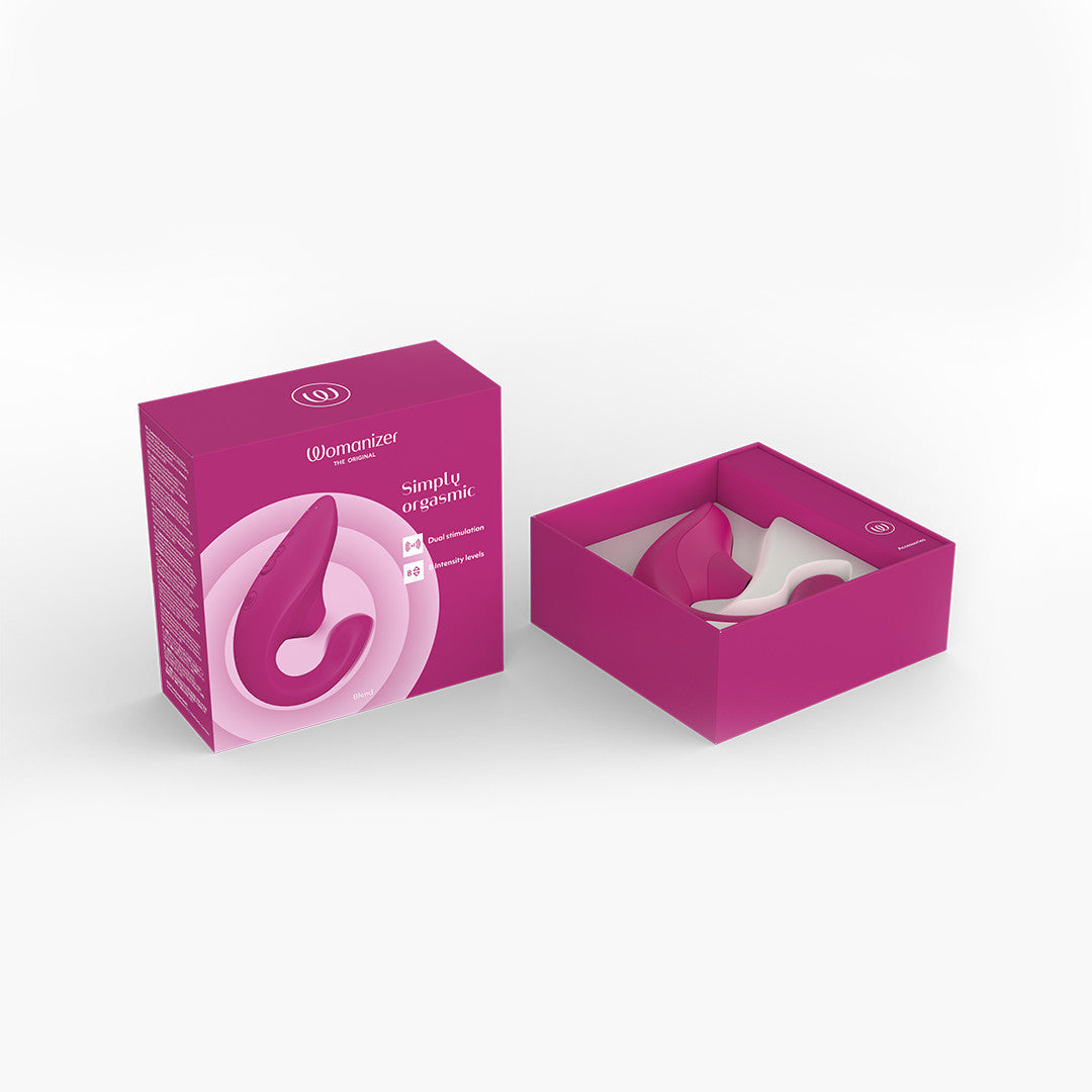 Vibromasseur Rabbit Blend Fushia dans une boîte