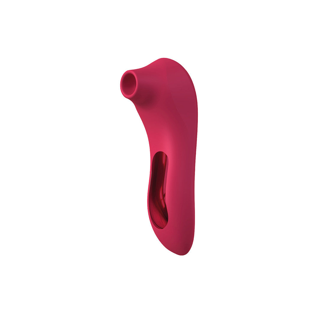 sextoy clitoridien exquis 2 rouge vue de cote