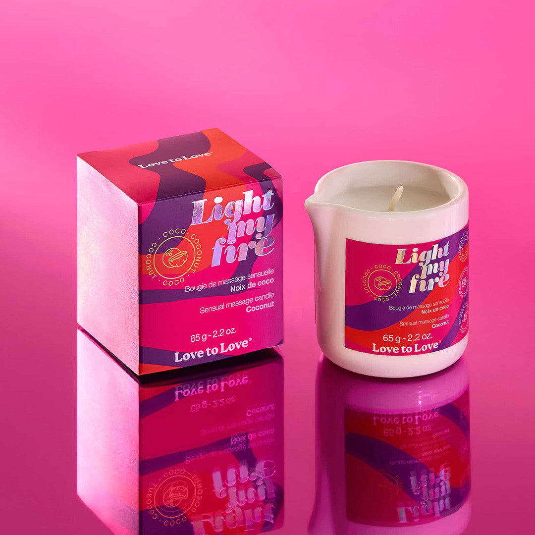 Bougie de massage Light my Fire Noix de coco