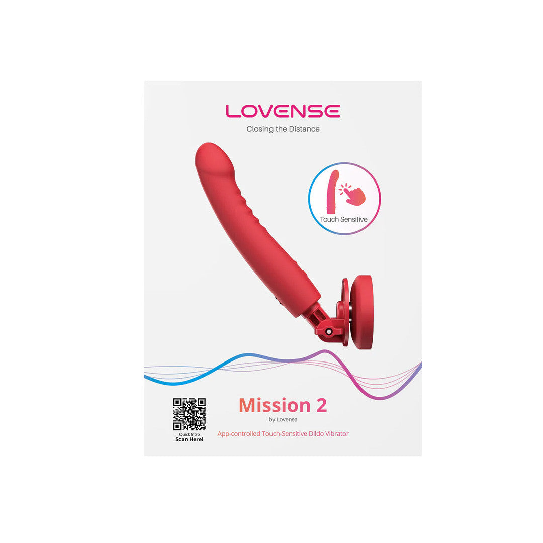 Gode vibrant avec ventouse Mission 2