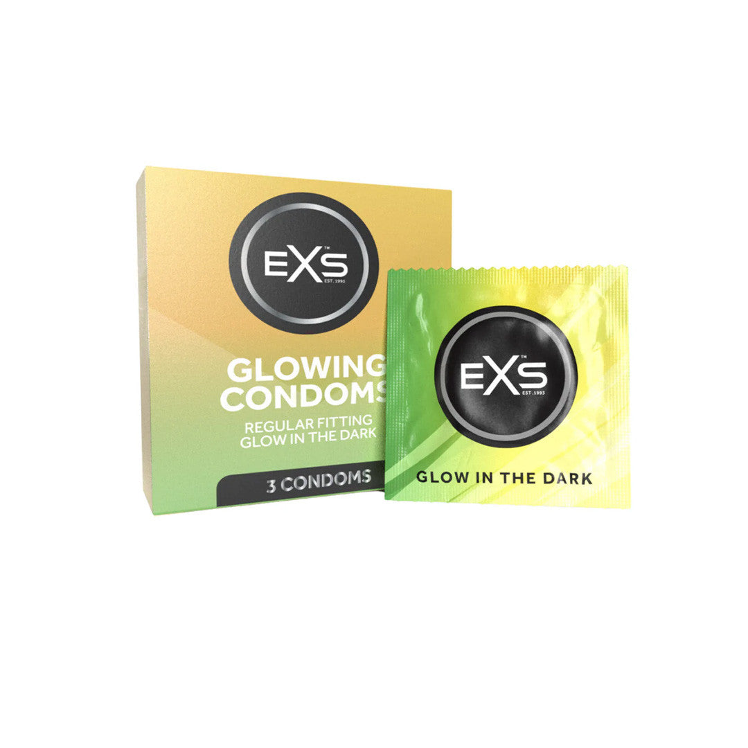 Préservatifs phosphorescents Glowing x3