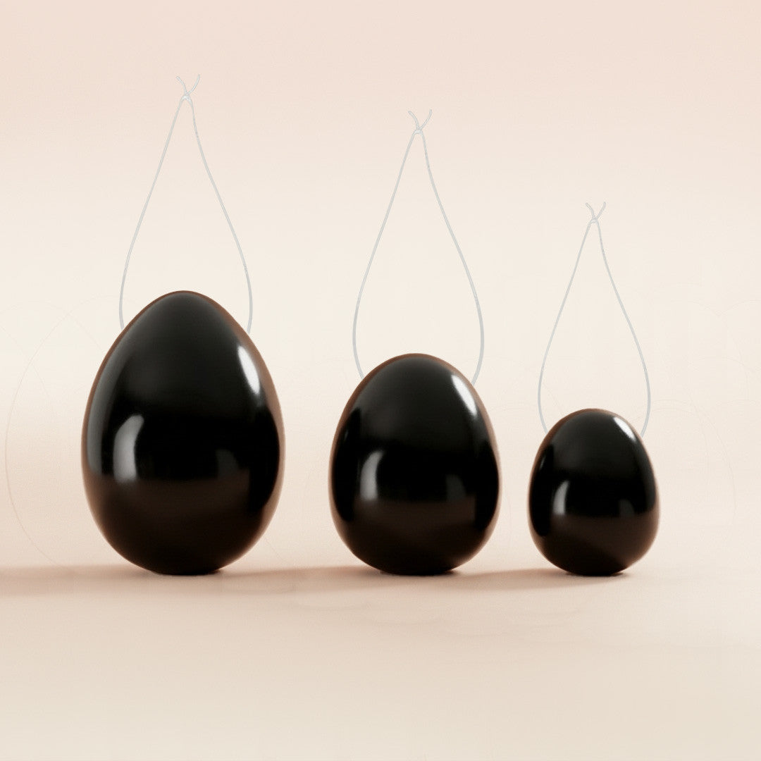 Oeufs de Yoni obsidienne - Be Happy