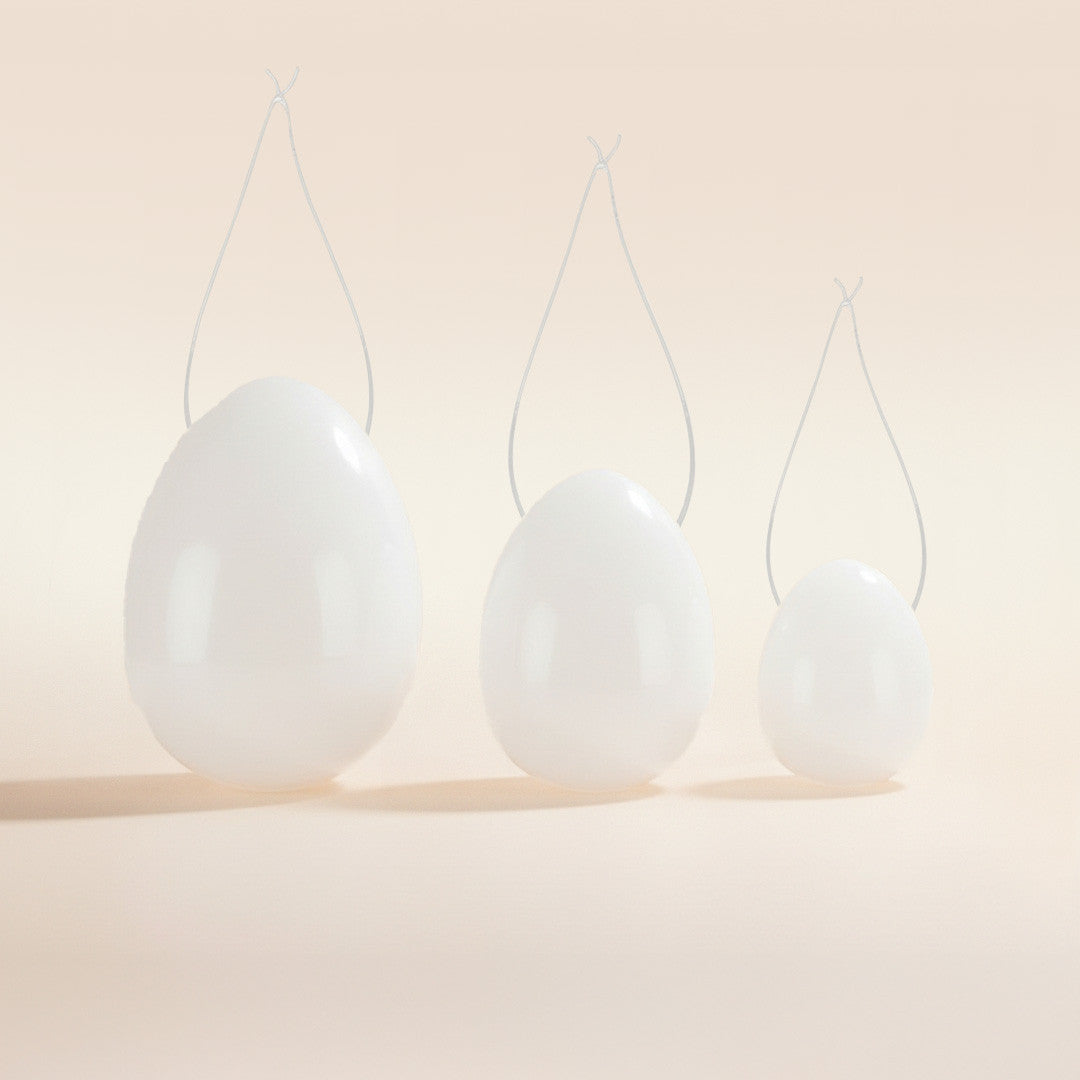 Oeufs de Yoni quartz blanc - Be Happy