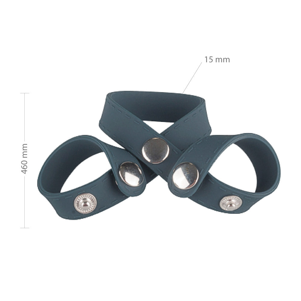 Anneau Pressions En Silicone Be Happy avec dimensions 1