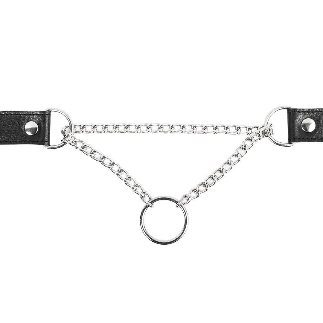 Collier étrangleur en cuir