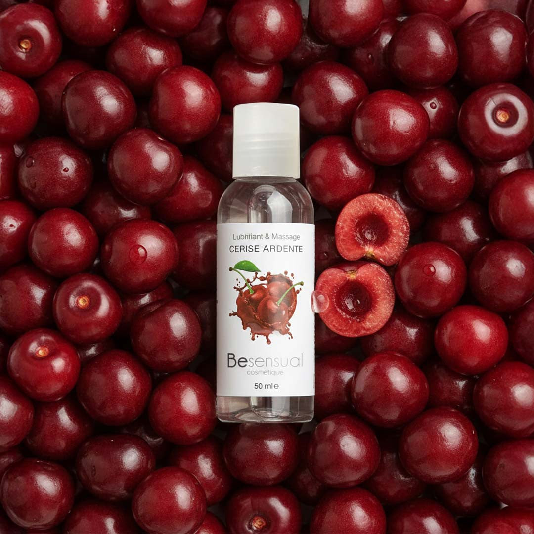 Lubrifiant et massage parfumé Cerise 50ML - Be Sensual - Cerise - 9
