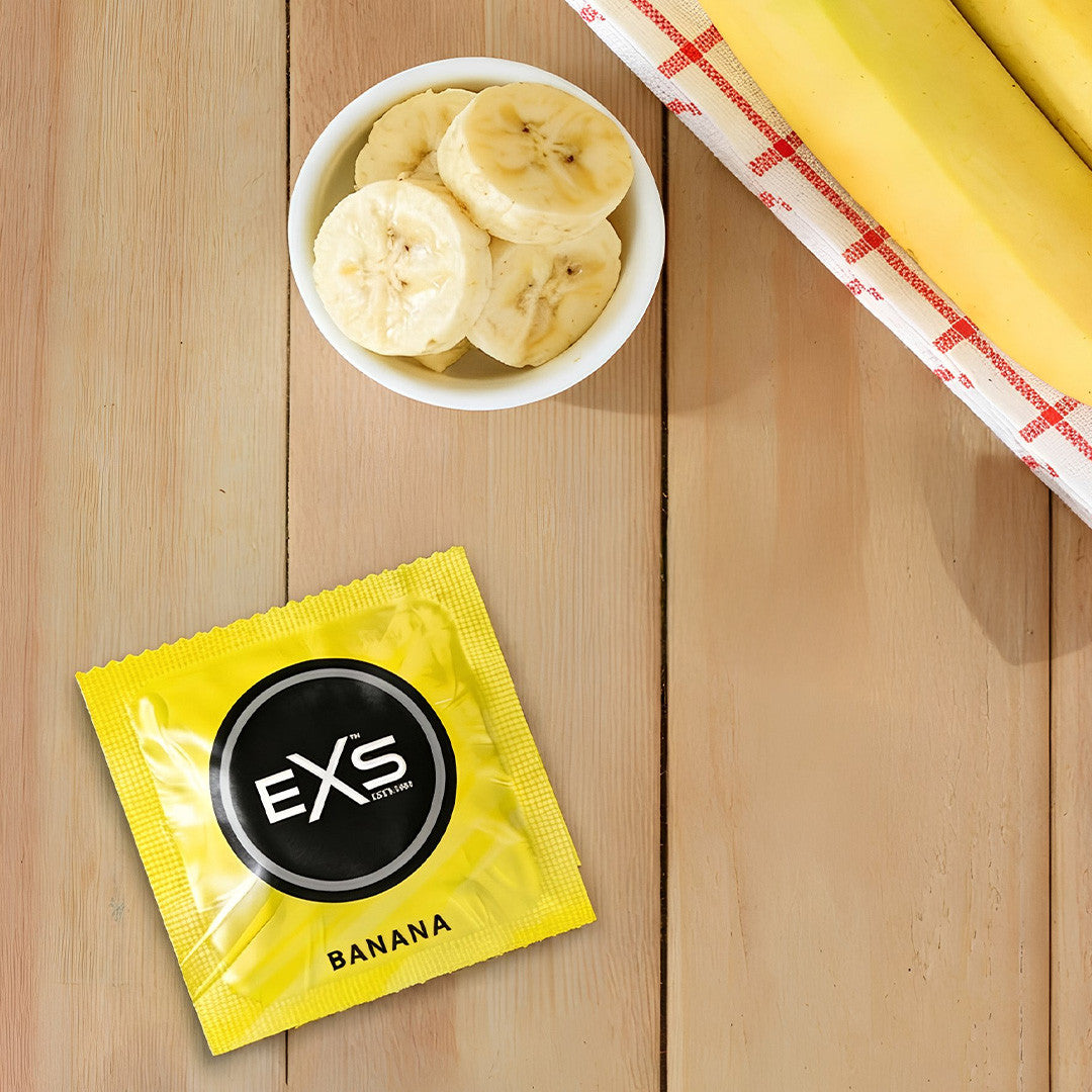 Préservatifs aromatisés x100 banane