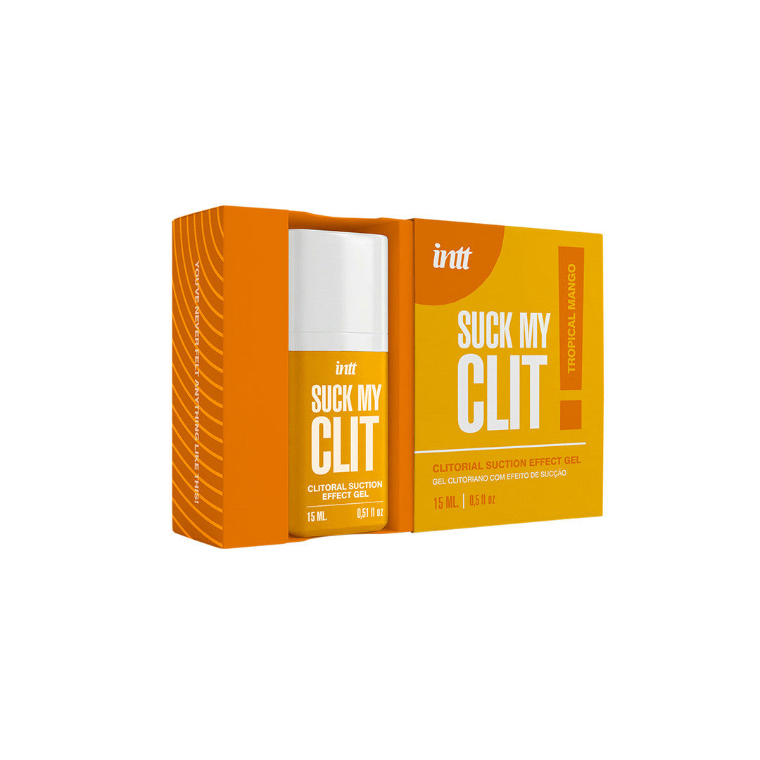 Gel Clitoridien Comestible Suck my Clit Mangue Packaging Ouvert - Mangue - 5