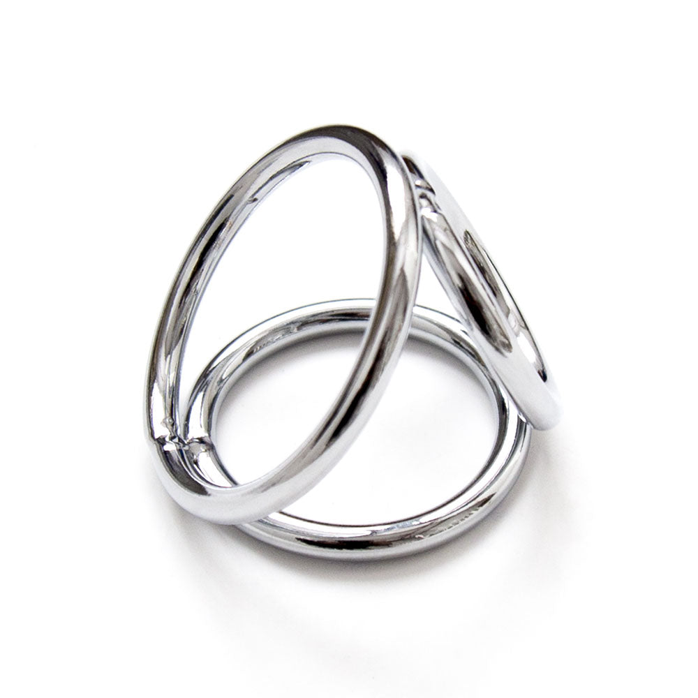 Cockring Triple Métal - Be Bondage