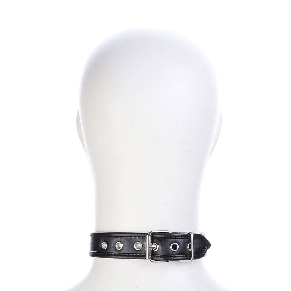 Collier SM Cuir Anneau - Be Bondage