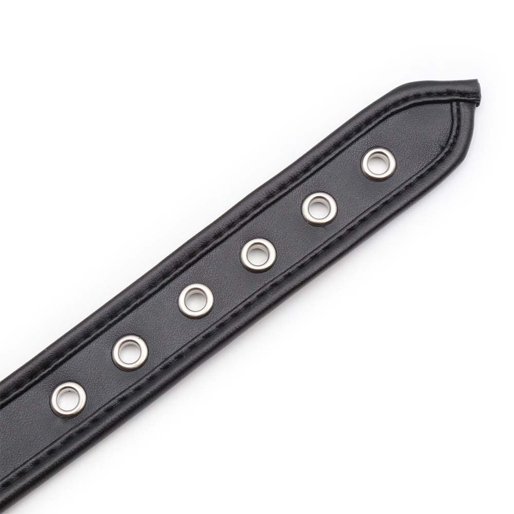 Collier SM Cuir Anneau - Be Bondage
