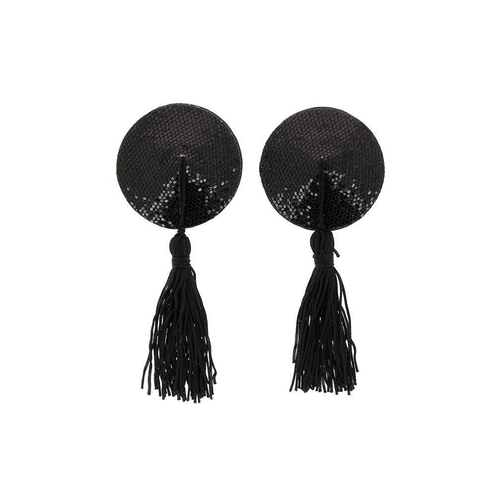 Cache-Tétons Paillettes et Pompons Be Fetish