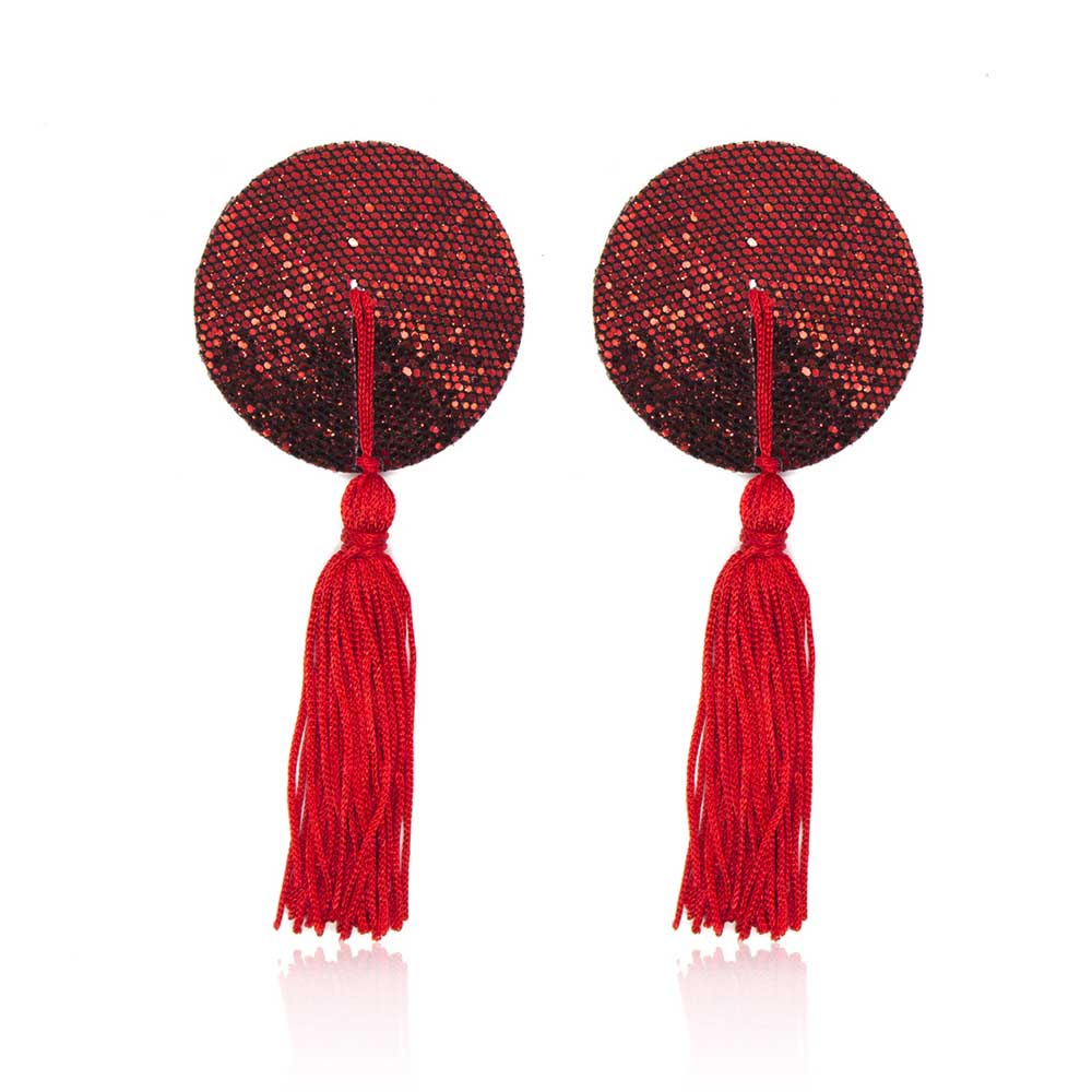 Cache-Tétons Paillettes et Pompons Be Fetish