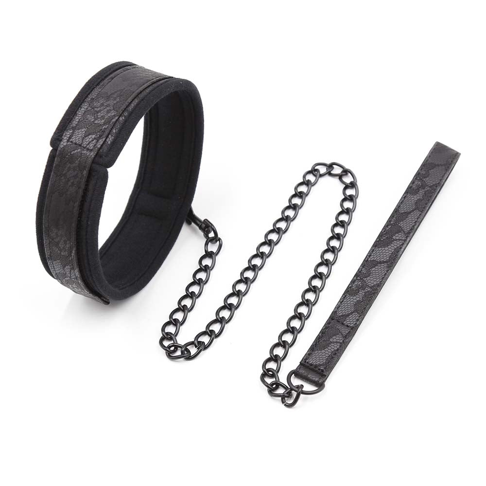 Collier & Laisse Dentelle - Be Bondage