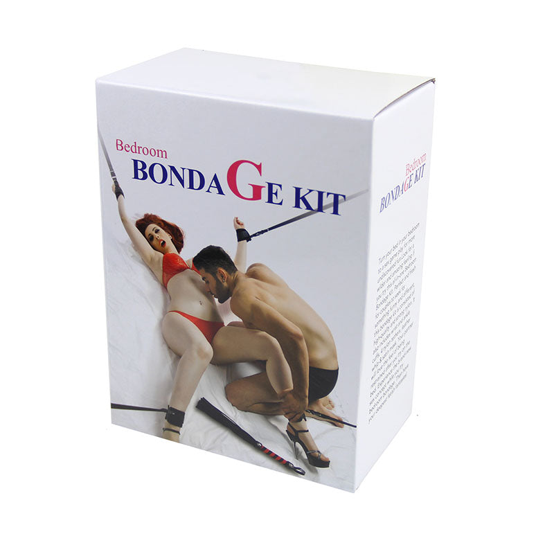 Set d'Attache Poignets et Chevilles pour Lit avec Fouet