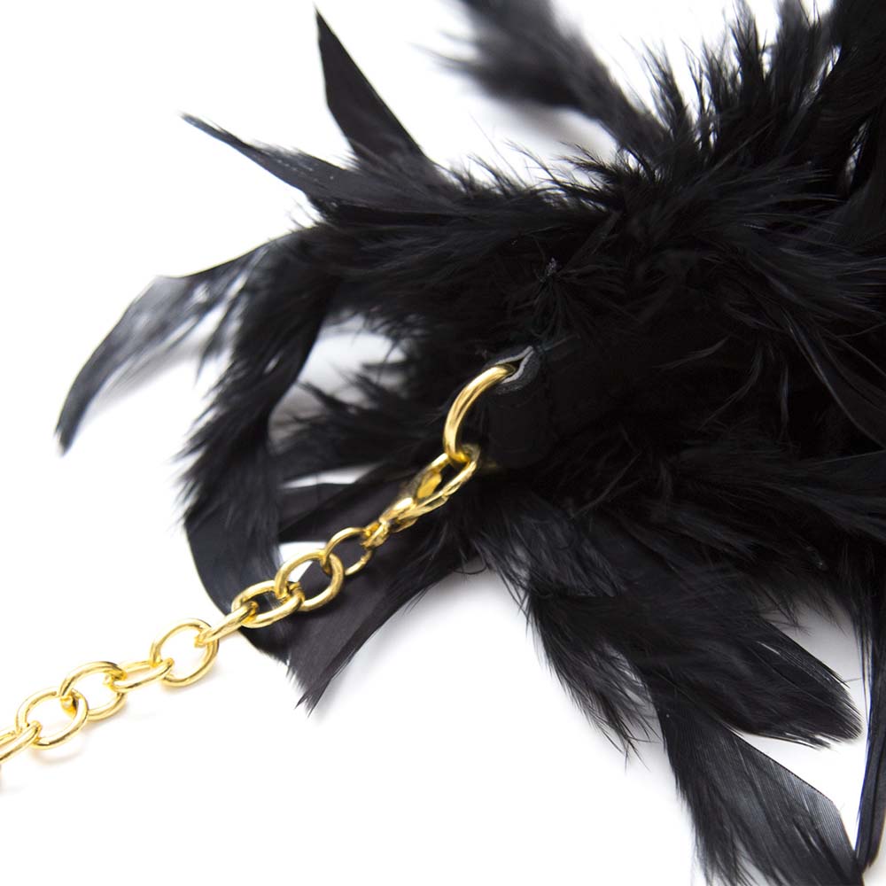 Menottes Plume Froufrou Chaine - Be Bondage