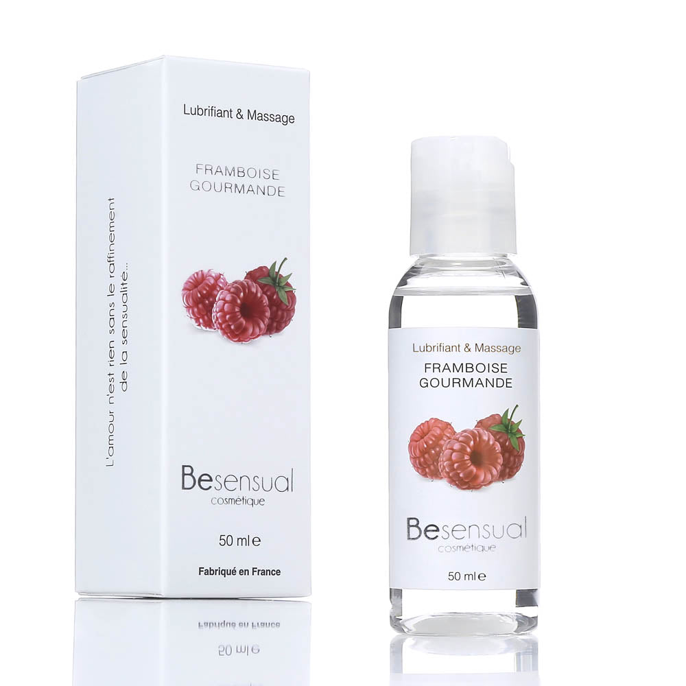 Lubrifiant et massage parfumé 50ML - Be Sensual - Framboise - 11