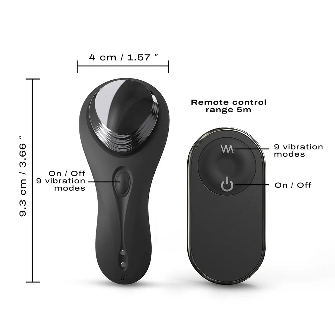 Stimulateur Discreet Vibe + avec télécommande