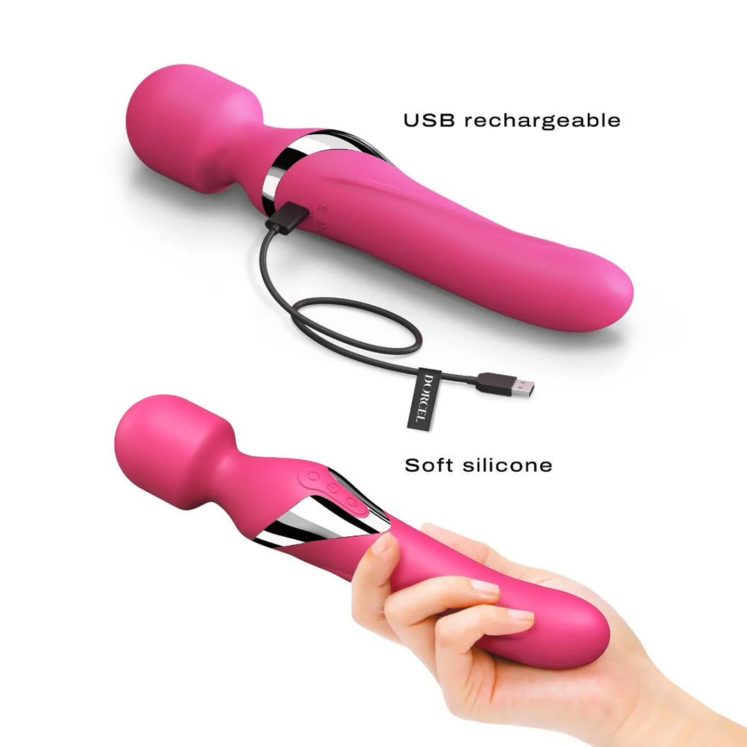Wand Vibromasseur 3 en 1 Dual Orgasms